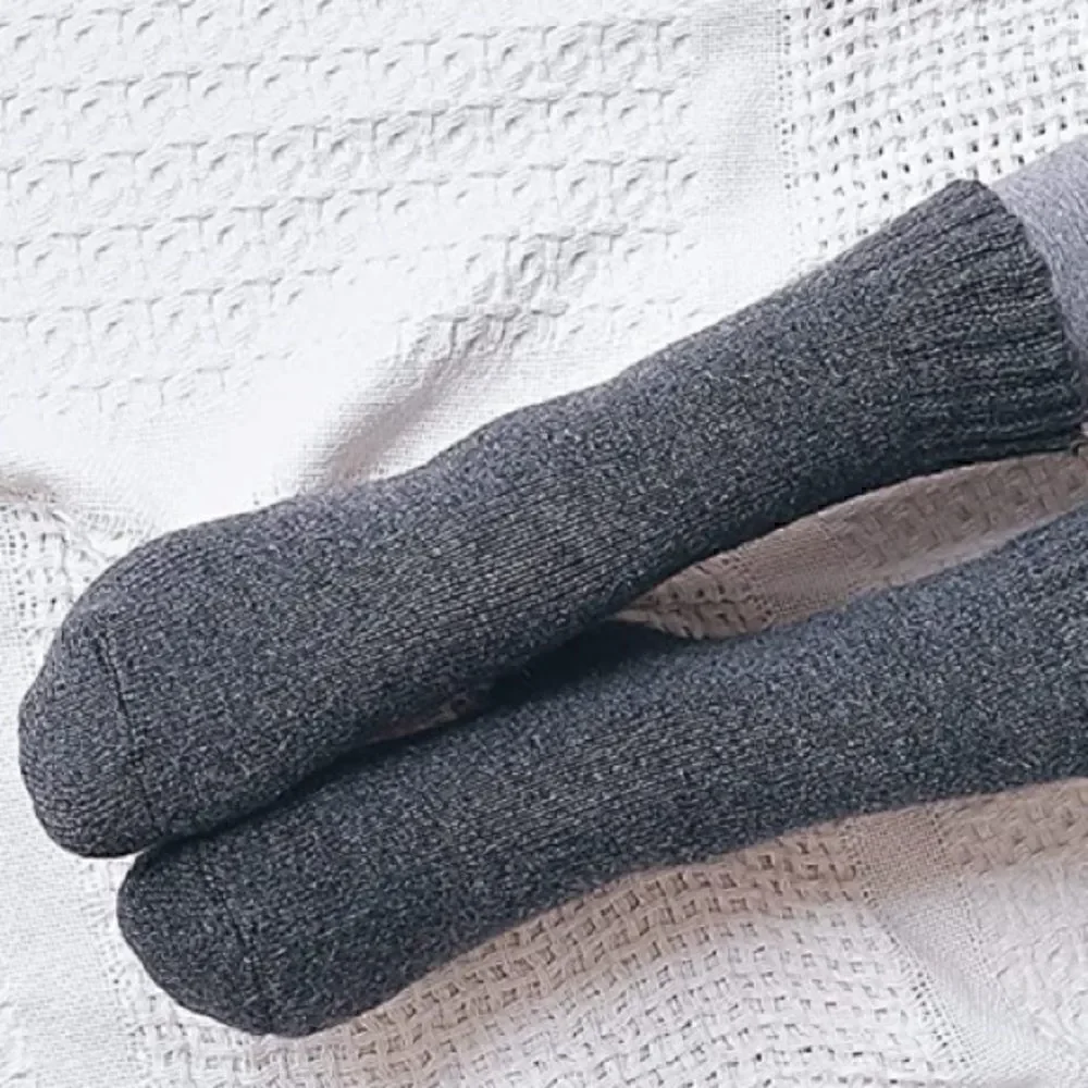 Neutral Merino Wool Blend Socks